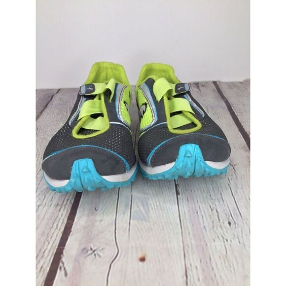 Puma Women’s 7,5 Running Eco Ortholite Athletic Shoes Sneakers Neon green gray - Picture 8 of 12
